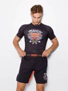 MANTO fudo FIGHT SHORTS-black